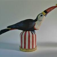 Toucan With Ball-Stoneware