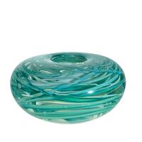 Birds Nest Bowl in Sea Green by Alison Vincent Glass