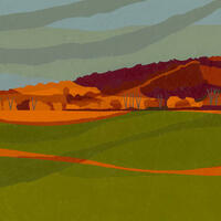 Chinnor Hill Painting Christine Bass