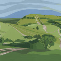 Ivinghoe Beacon Painting Christine Bass