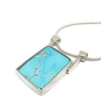 Natural turquoise pendant