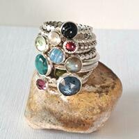 Stacking Rings in all Shapes and Sizes
