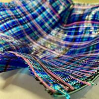 Fused glass fabric 