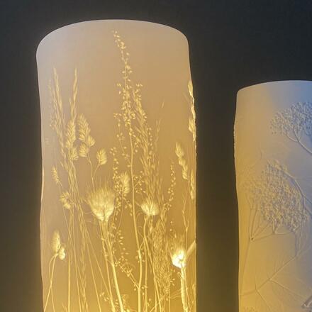 Susan Day Buckinghamshire Meadow Porcelain Lamp 