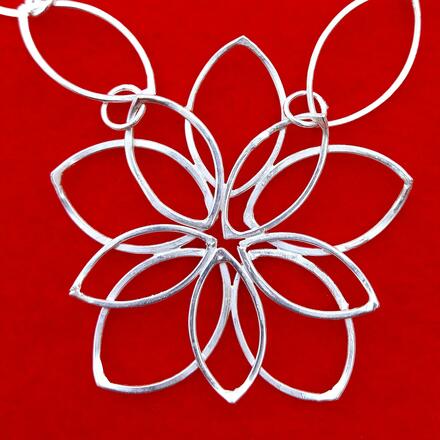 Contemporary Silver Jewellery Lily