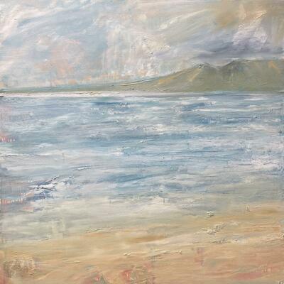 Seascape Oil Painting, Large