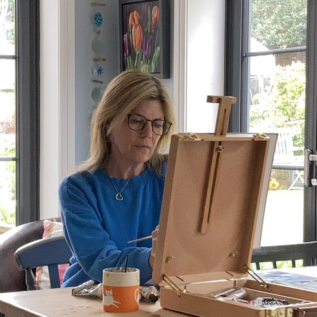 Mary Leach at work