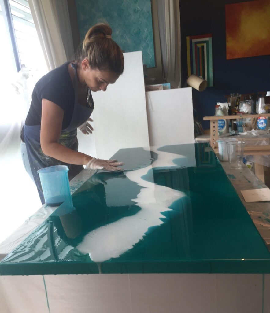 Skevi Brodie at work