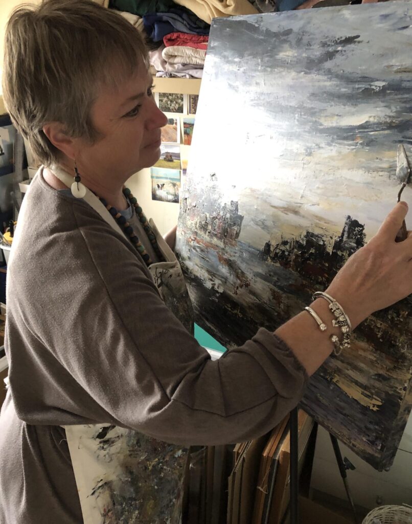 Liz Grammenos at work