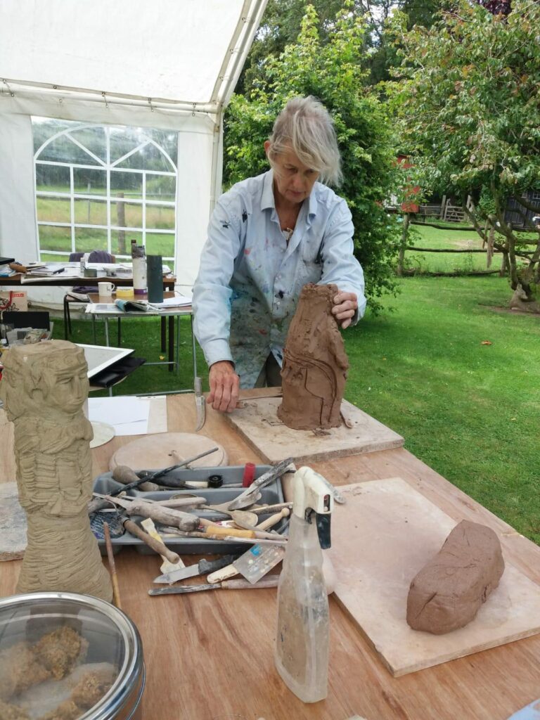 Di Oldfield at work