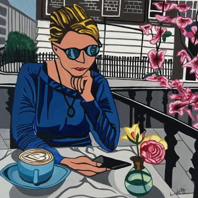 Linda Seraj: Lady in Cafe