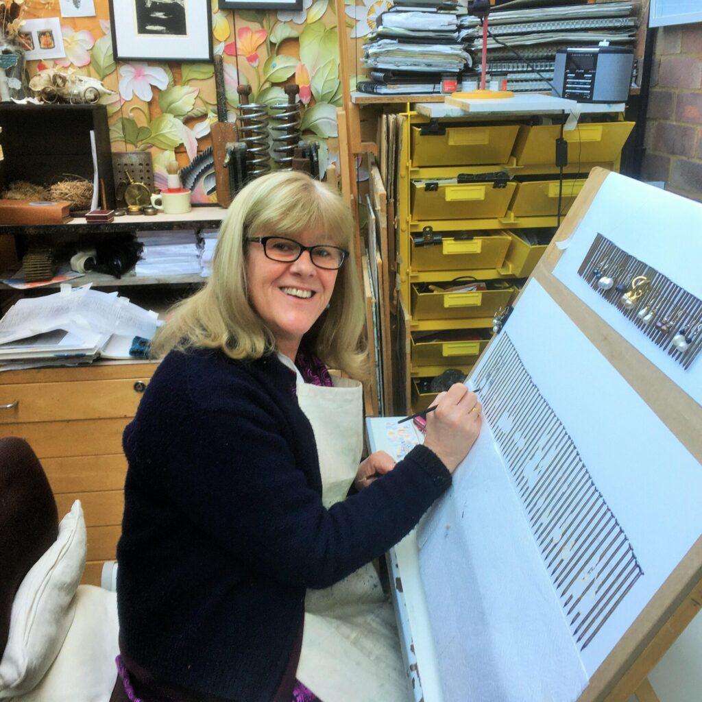 Patricia Rozental at work
