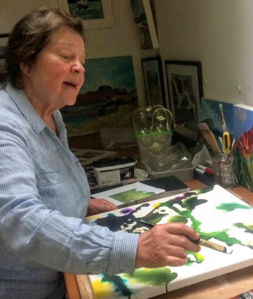 Elizabeth Waumsley at work