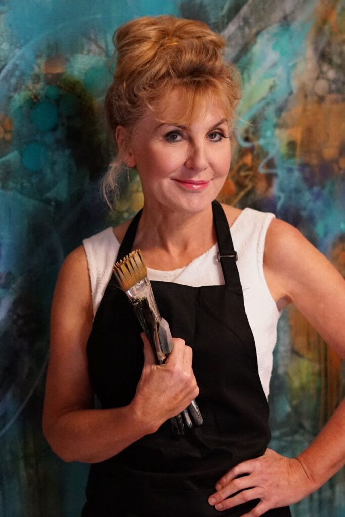 Kim Lloyd at work