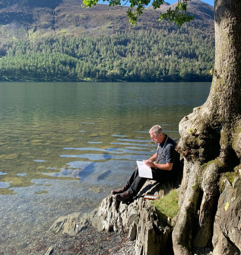 John Whitehead at work