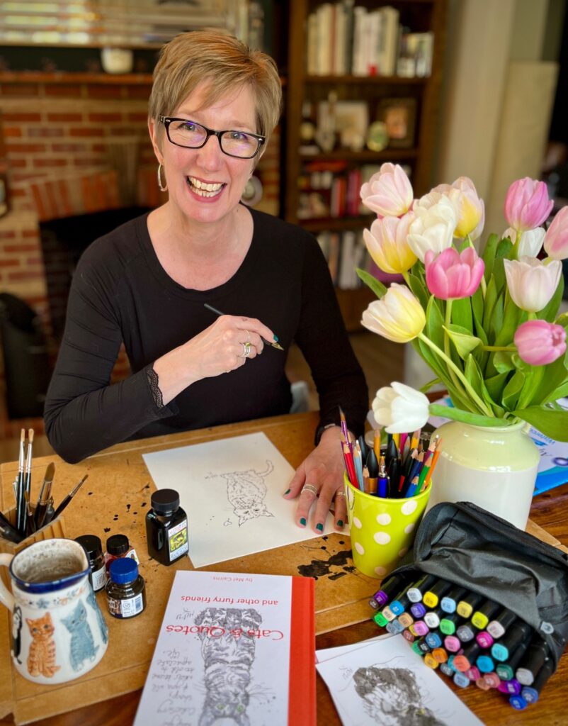 Mel Cairns (i.am.melc) at work