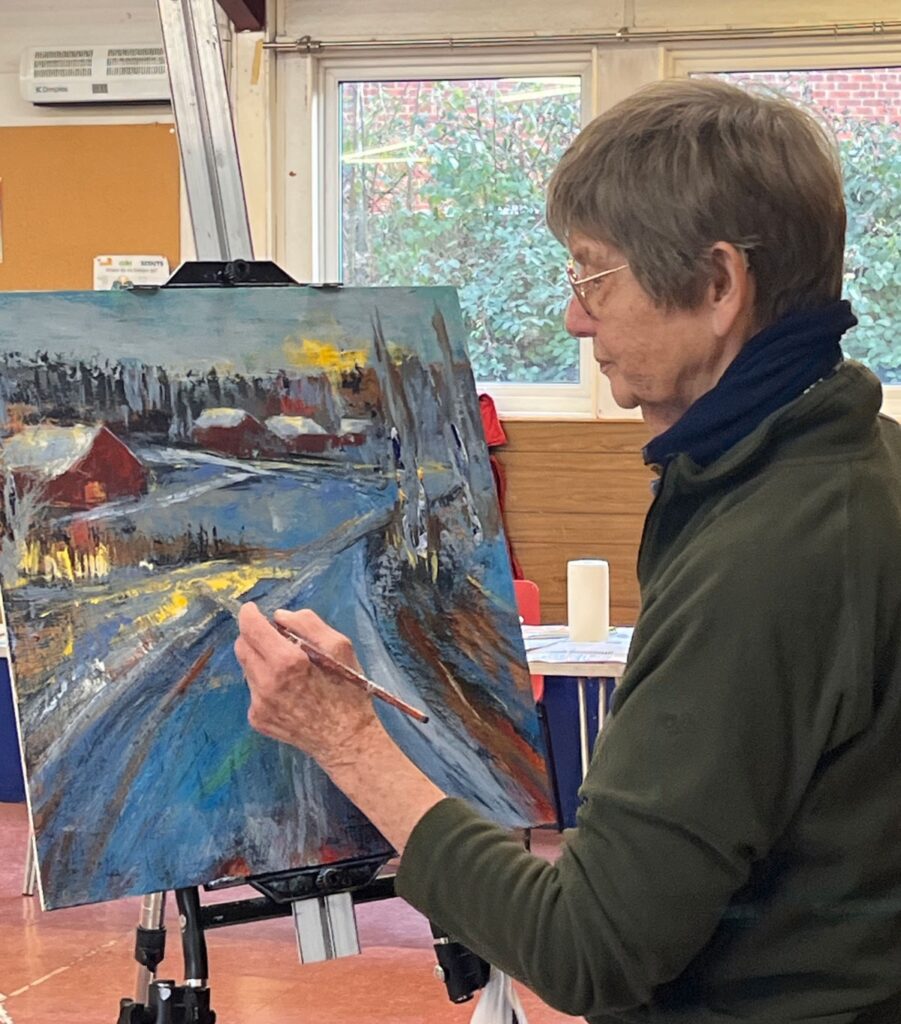 Karen Martin at work