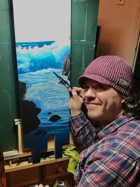 Michael Navarro at work