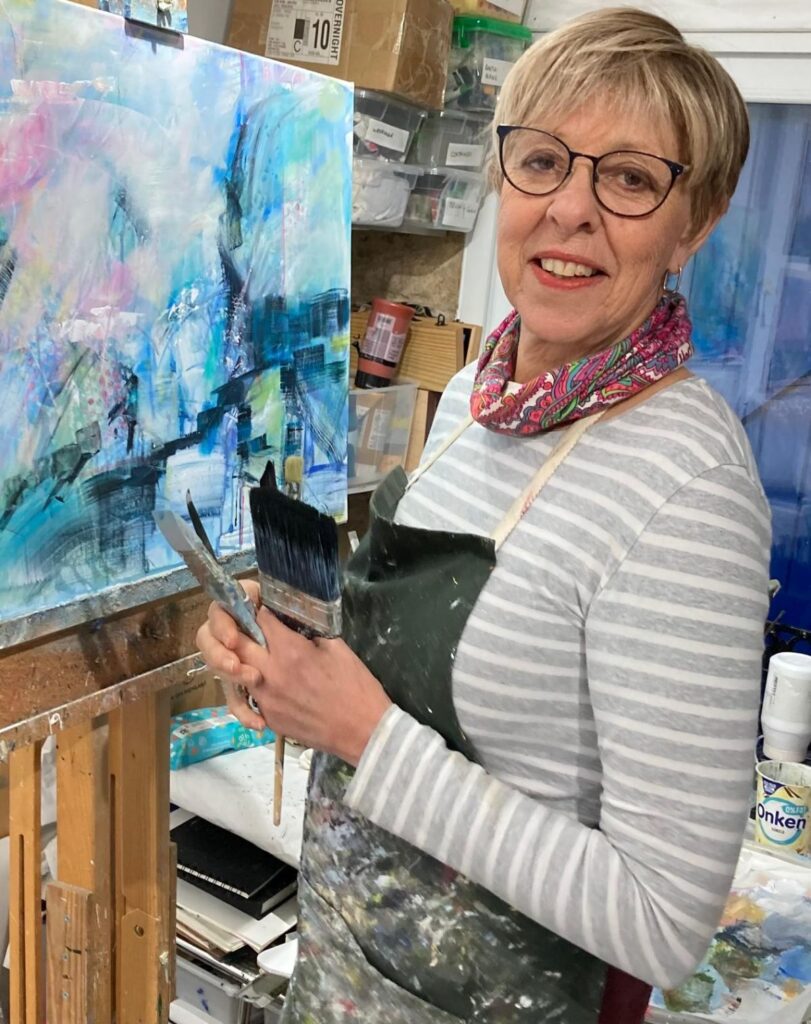 Karen Joy at work