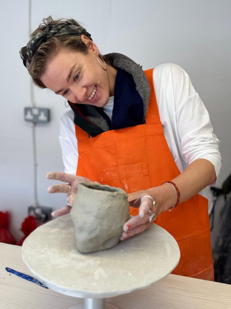 Lauren Butcher at work