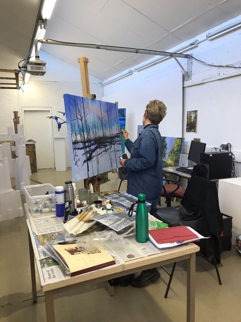 Fiona Kelly at work