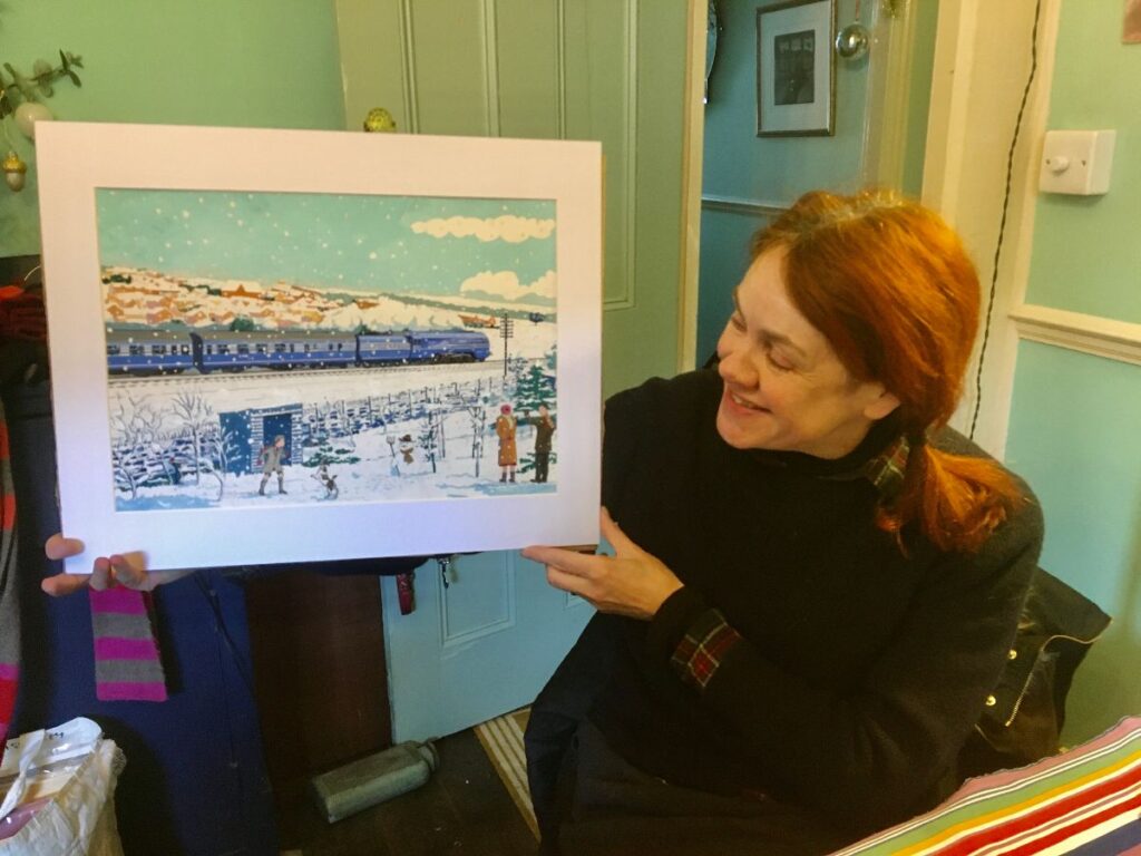 Mary Casserley at work