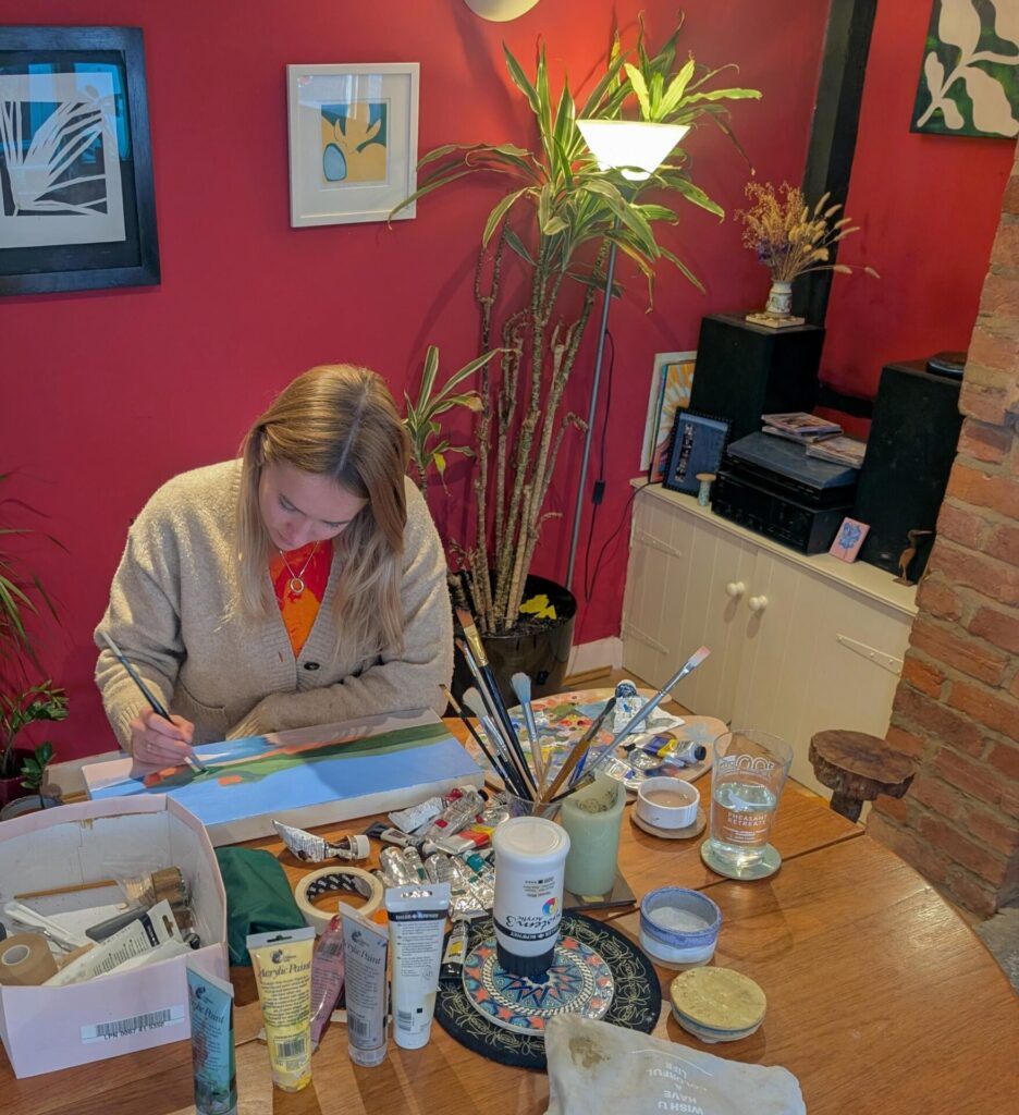 Freya Kille at work