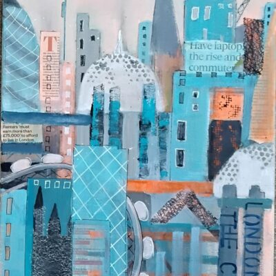 Barbara Spruytenburg: The City....mixed media