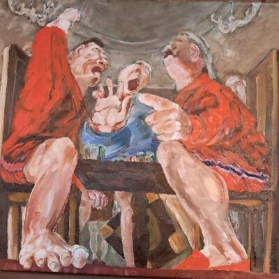 Anne Keleny: Oil Painting: An argument