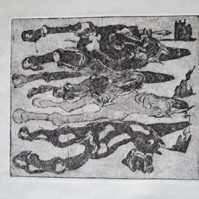 Anne Keleny: Etching: Horsemen of the Apocalypse