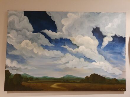 Acrylic on canvas frame