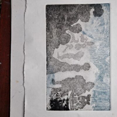Anne Keleny: Etching: I dreamt I dwelt in marble halls