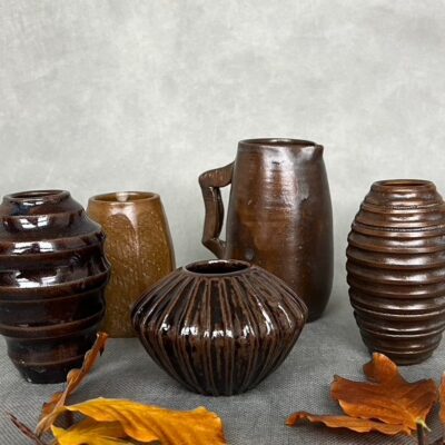 Caroline Newland-Smith: Dark pots