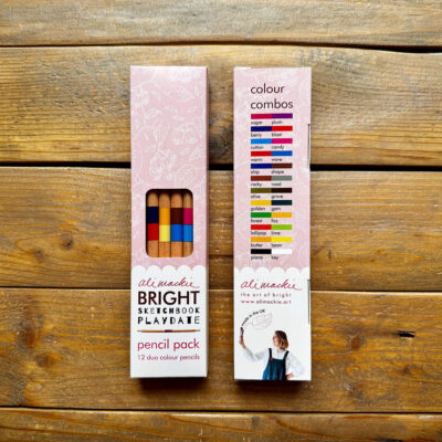 Ali Mackie: BRIGHT Sketchbook Playdate Pencil Pack