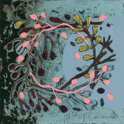 Ali Mackie: Wreaths Collection - Winslow - abstract botanical painting