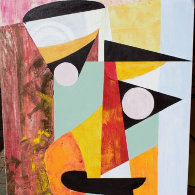 Brian Eldridge: Acrylic Brush and Pallet Knife Canvas Block