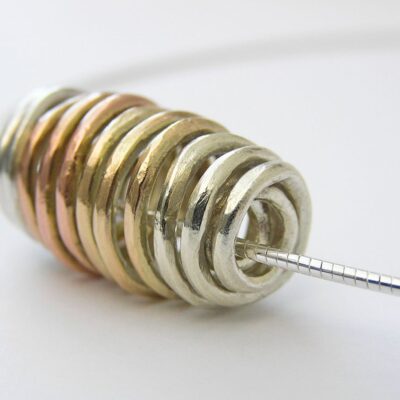 Anna K Baldwin: Anna K Baldwin custom coil necklet