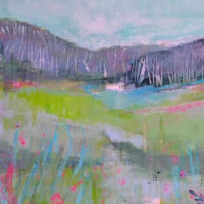 Barbara Spruytenburg: 'Into the Woods' an original mixed media painting