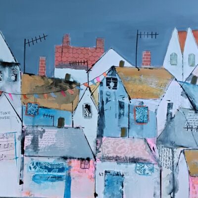 Barbara Spruytenburg: 'Carnival Day' an original mixed media painting