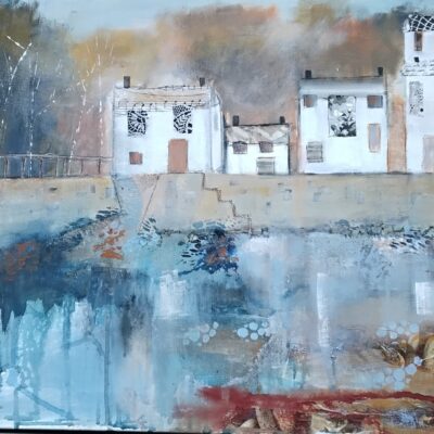 Barbara Spruytenburg: 'Reflections' an original mixed media painting