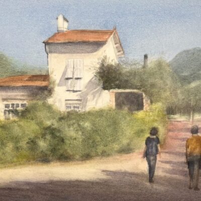 Alan Gray: Afternoon Stroll - Cap Ferrat