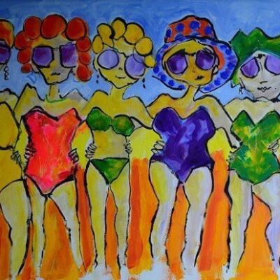 Brian Eldridge: Beach Ladies Whole Range of Paintings