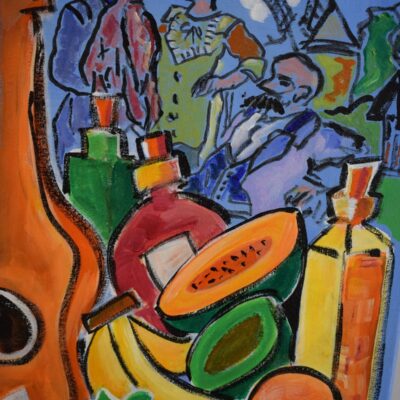 Brian Eldridge: Acrylic On Canvas Block  £145