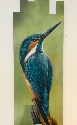 'Hail to the King' - Oil on wood.