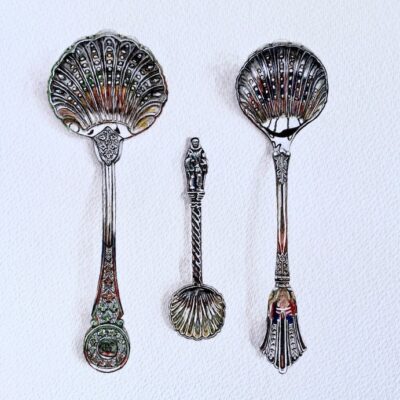 Patricia Rozental ASGFA: Holey, Holy, Holey - Watercolour