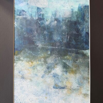 Sandra Ann Phillips: ‘Abstract Blues’ Acrylic