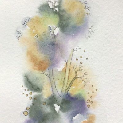 Madeleine Fletcher: Tree Energy.    Inktense