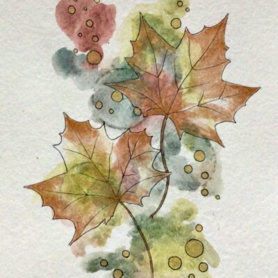 Madeleine Fletcher: Autumn Glow.   Inktense