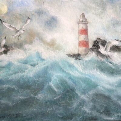 Madeleine Fletcher: Crest of the Waves.     Pastel