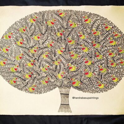 Harsha Basu: Tree of Life with Birds